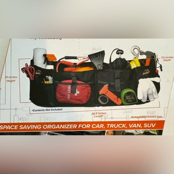 ArmorAll Trunk Organizer for Car Truck Van SUV 12 Pockets New in Box Armor All - Picture 5 of 5